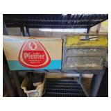 Pevely Metal Mike Crate Pfeiffer Premium Beer Case