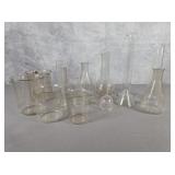 Pharmacy glass beakers
