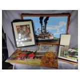 3 Dimensional River Queen wall art & others
