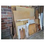 Wall of wood, paneling, drywall. Pickers rights