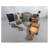 Kitchen, lunch pail New Brighton coffee grinder