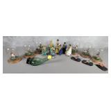Bone China Birds and Glazed Figures