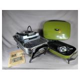 Avocado Elec skillet Farberware broiler/rotisserie