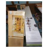 Wood Screen and Shower Caddy