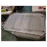 Rolling Metal 3 Shelf Cart with liners