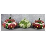 Ceramic Christmas Cookie/Candy Jars