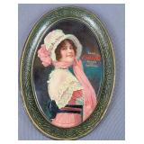 1914 Coca Cola "Betty" oval tip tray #5