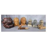 Hand carved by Aloysious Kuenzig bookends