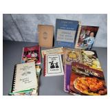 Box full of cookbooks