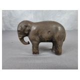 Antique cast iron elephant piggy bank