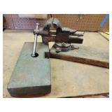 Littlestown bench vice, steel weight