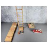 Vintage toys: Tumbling Twins, Love boat,