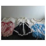 Retro Square dance Skirts & Tops- 3 sets