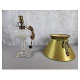 Electrified oil lamp White Opalescent