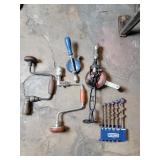 Vintage tools, Brace and bits, shoulder drill