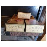 Vintage corks sizes 1,2, & 3