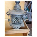 Oriental cast iron lantern/candle #2