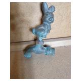Brass Rabbit Outdoor Faucet