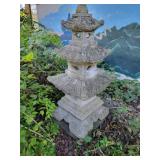 Concrete Chinese Lantern 41"H - YARD ART