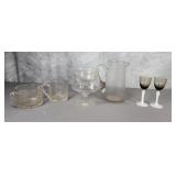 Hosting Supplies Shrimp Dishes Wine Glasses Coffee