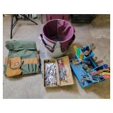 Bucket tool box, caddy of tools, tool box