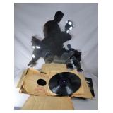 Square Dance records & wall hanging dancers
