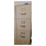 Hon 4 Drawer Metal Filing cabinet
