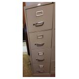 Real Space 4 Drawer Metal Filing Cabinet