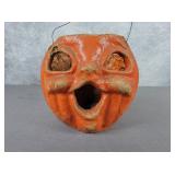 Vintage paper mache jack o lantern