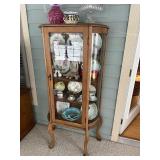 Curved glass display