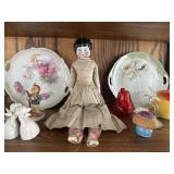 Vintage Doll and misc.