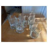 NAUTICAL 8 PC GLASS SET
