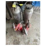 fire extinguishers and water cans