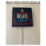 Bud light sign ( works )