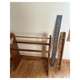 home decor and quilt rack