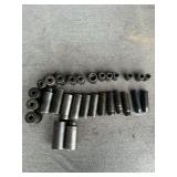 1/2 DRIVE METRIC IMPACT SOCKETS SNAP ON