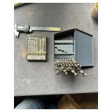 LEFT HAND DRILL BITS MASON BITS AND MICROMETER