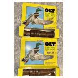 (2) P.S. OLT 66 DUCK CALL - MIB