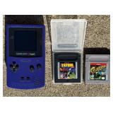 (2) NINTENDO GAMEBOY + PINK DS LITE + (15) GAMES