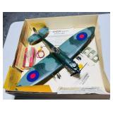COX THIMBLE-DROME GAS POWERED SPITFIRE & BOX