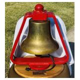 1940 ENGINE 551 HEAVY BRASS LOCOMOTIVE TRAIN BELL