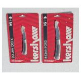 (2) KERSHAW FOLDING LOCK BACK KNIFE - MIP