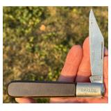 (4) FOLDING POCKET KNIFE - BARLOW, SABRE HAWKBILL