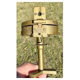 VINTAGE BRASS ROSS LONDON PEDESTAL COMPASS
