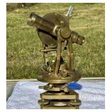 OLD BRASS THEODOLITE by T COOKE LONDON circa 1900
