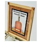 2 VINTAGE WHISKY BOURBON ADVERTISING SIGN / MIRROR