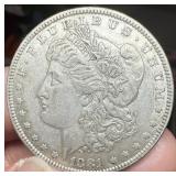 1881 MORGAN SILVER DOLLAR