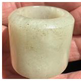 (3) CARVED JADE ARCHERS