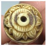 CARVED OJIME or TRADE BEAD ???