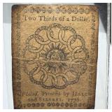CONTINENTAL CURRENCY FEB 17, 1776 - 2/3 of DOLLAR
